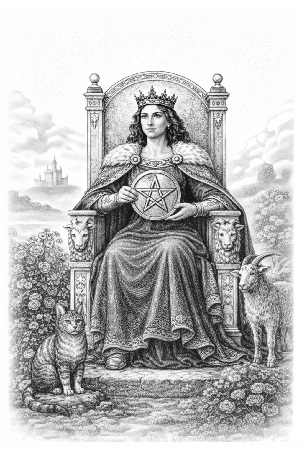 Pentacles Queen